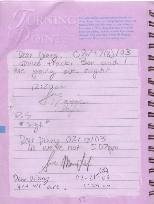 Teen diary